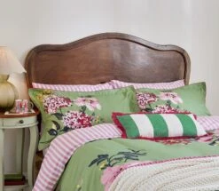 Joules Cotton Pheasant Floral Green Bedding Set - Single