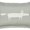 Scion Cotton Mr Fox Patterned Pillowcase - Silver -Trend Furniture 3068960 R Z001A