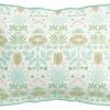 V&A Cotton 200 TC Voysey Anselm Pillowcase - Aqua