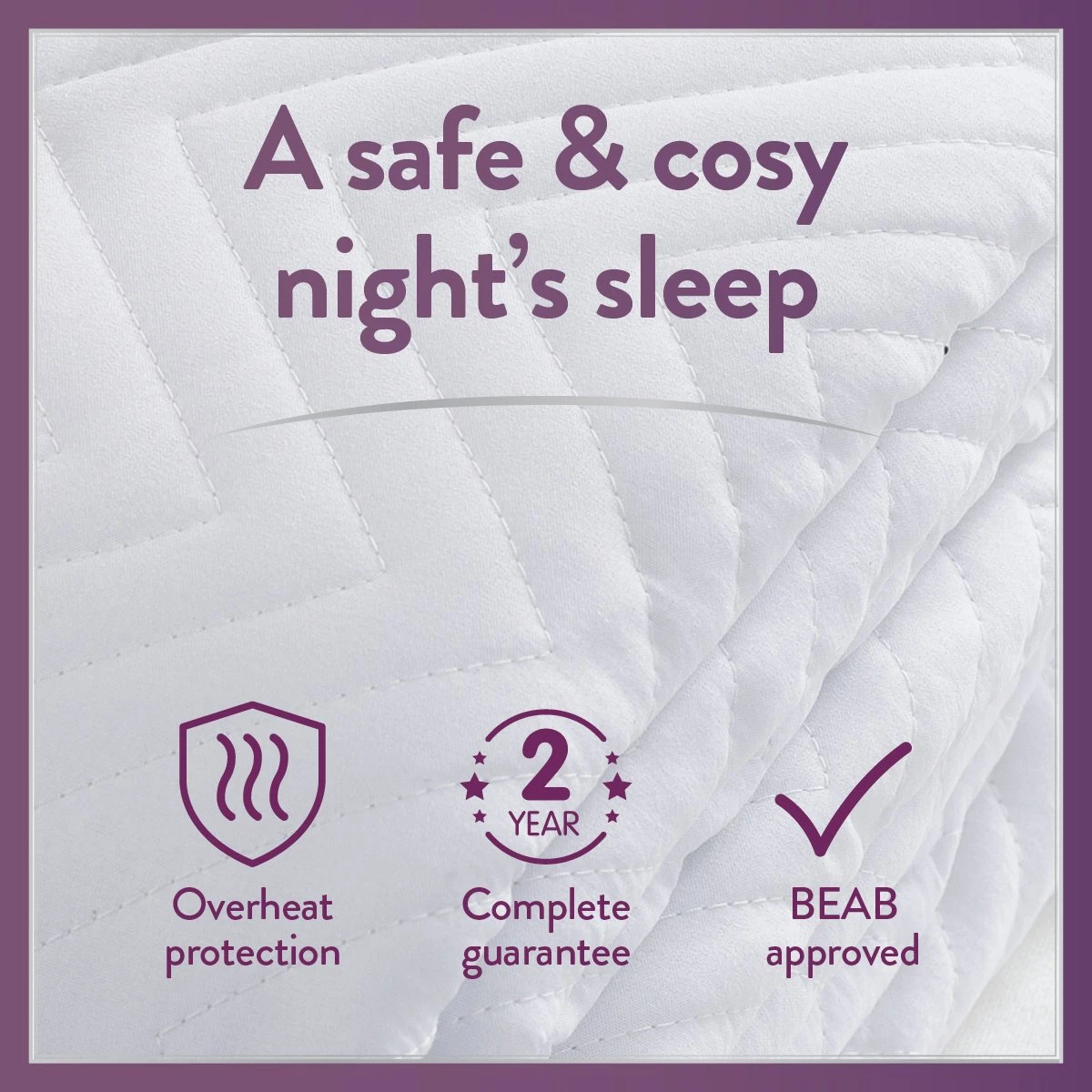 Slumberdown Comfy Cosy Nights Electric Blanket-King 21 Slumberdown Comfy Cosy Nights Electric Blanket-King - Image 19