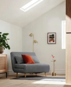 Habitat Roma Small Double Chairbed - Grey -Trend Furniture 3104958 R Z004C