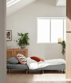 Habitat Roma Small Double Chairbed - Grey -Trend Furniture 3104958 R Z005A