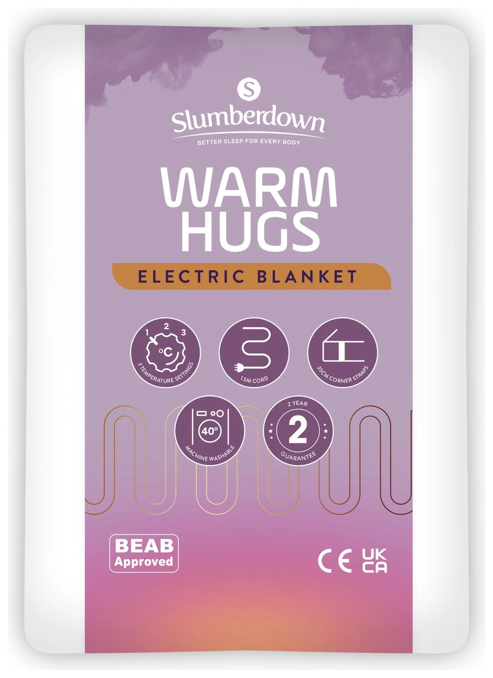 Slumberdown Warm Hugs Electric Blanket - Small Single