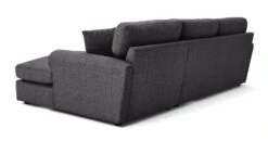 Habitat Lisbon Fabric Right Hand Corner Chaise Sofa-Charcoal -Trend Furniture 3154173 R Z004A
