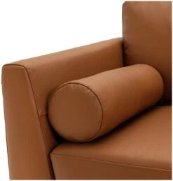 Habitat Jackson Leather Right Corner Chaise Sofa - Tan -Trend Furniture 3247097 R Z009A