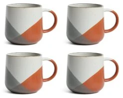 Habitat Dipped Speckle Set Of 4 Mugs