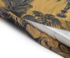 Habitat Palm Floral Print Mustard Bedding Set - Single 14 Habitat Palm Floral Print Mustard Bedding Set - Single -Trend Furniture 3344457 R Z004A