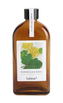 Habitat 300ml Diffuser Refill - Geranium & Basil