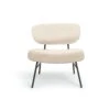 Habitat Cole Boucle Accent Chair - Cream -Trend Furniture 3415128 R Z001A
