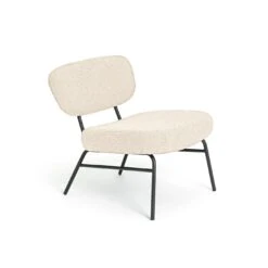 Habitat Cole Boucle Accent Chair - Cream -Trend Furniture 3415128 R Z004A