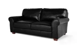 Habitat Salisbury Leather 3 Seater Sofa - Black -Trend Furniture 3568604 R Z002A