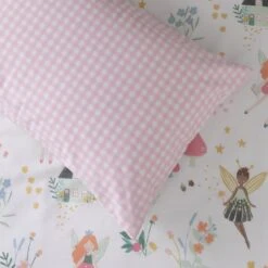 Habitat Glowing Fairies Pink Kids Bedding Set - Toddler -Trend Furniture 3980440 R Z003A