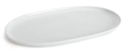 Habitat Riko Oval Porcelain Serving Platter - White -Trend Furniture 4039840 R Z003A