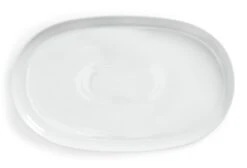 Habitat Riko Oval Porcelain Serving Platter - White -Trend Furniture 4039840 R Z004A
