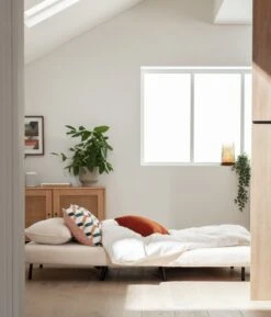 Habitat Roma Small Double Boucle Chairbed - Cream -Trend Furniture 4077981 R Z001C