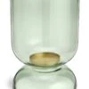 Habitat Medium Glass Hurricane Lantern - Green -Trend Furniture 4090865 R Z001A