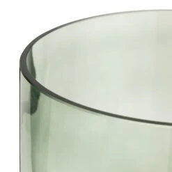 Habitat Medium Glass Hurricane Lantern - Green -Trend Furniture 4090865 R Z003A