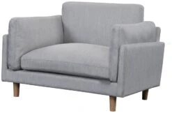 Habitat Salome Fabric Cuddle Chair - Light Grey 13 Habitat Salome Fabric Cuddle Chair - Light Grey -Trend Furniture 4333742 R Z002A