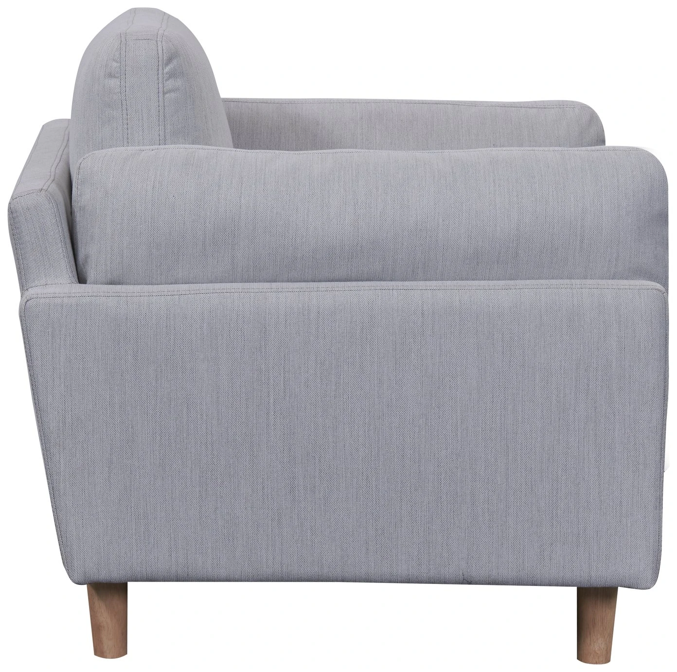 Habitat Salome Fabric Cuddle Chair - Light Grey 8 Habitat Salome Fabric Cuddle Chair - Light Grey - Image 6