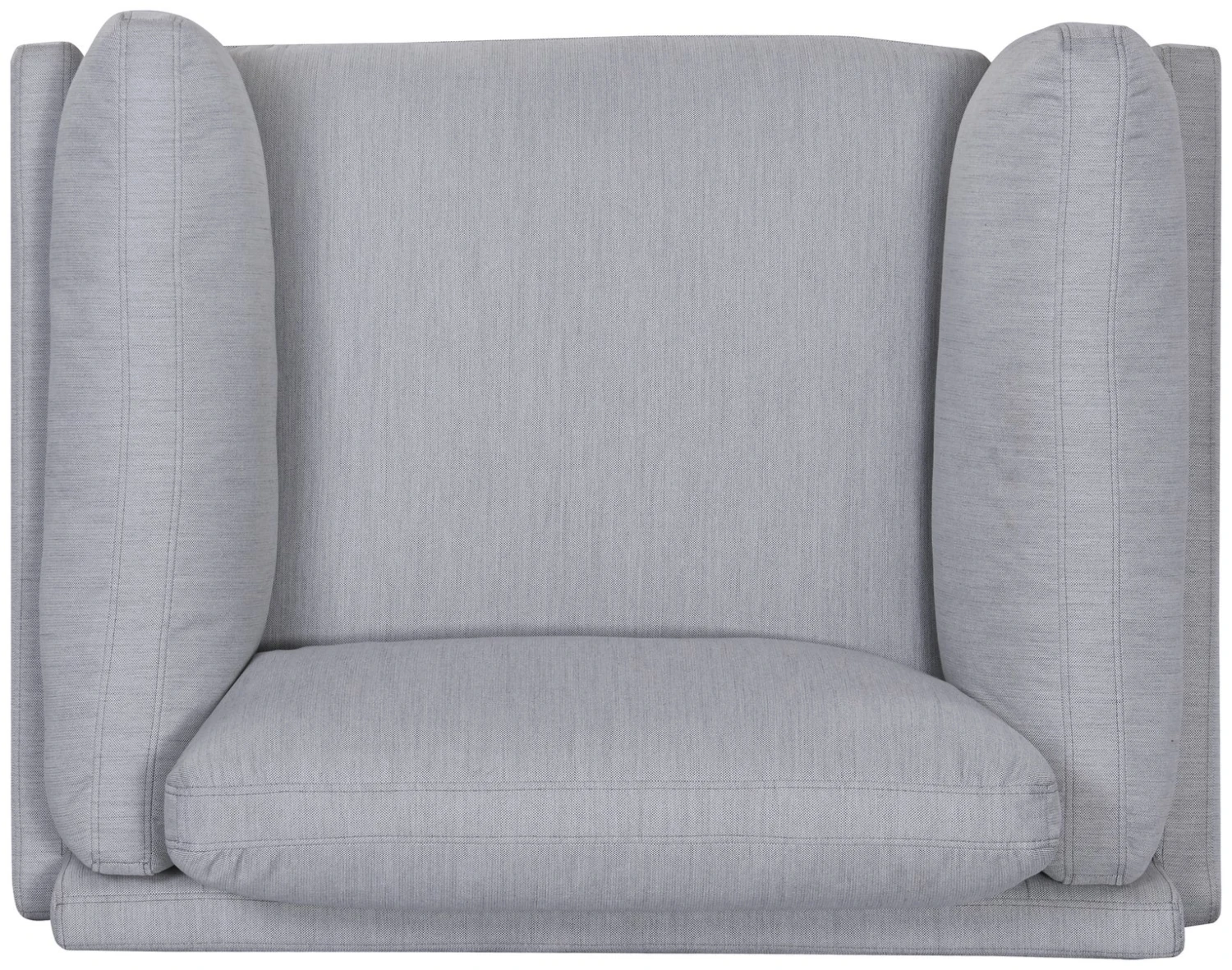 Habitat Salome Fabric Cuddle Chair - Light Grey 10 Habitat Salome Fabric Cuddle Chair - Light Grey - Image 8
