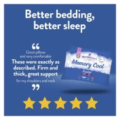 Slumberdown Cool Max Memory Support Firm Pillow 15 Slumberdown Cool Max Memory Support Firm Pillow -Trend Furniture 4539481 R Z003A