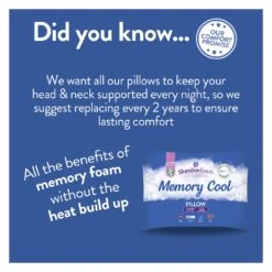 Slumberdown Cool Max Memory Support Firm Pillow 16 Slumberdown Cool Max Memory Support Firm Pillow -Trend Furniture 4539481 R Z004A