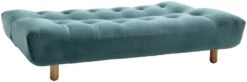 Habitat Kota 3 Seater Velvet Clic Clac Sofa Bed - Teal -Trend Furniture 4588298 R Z003A