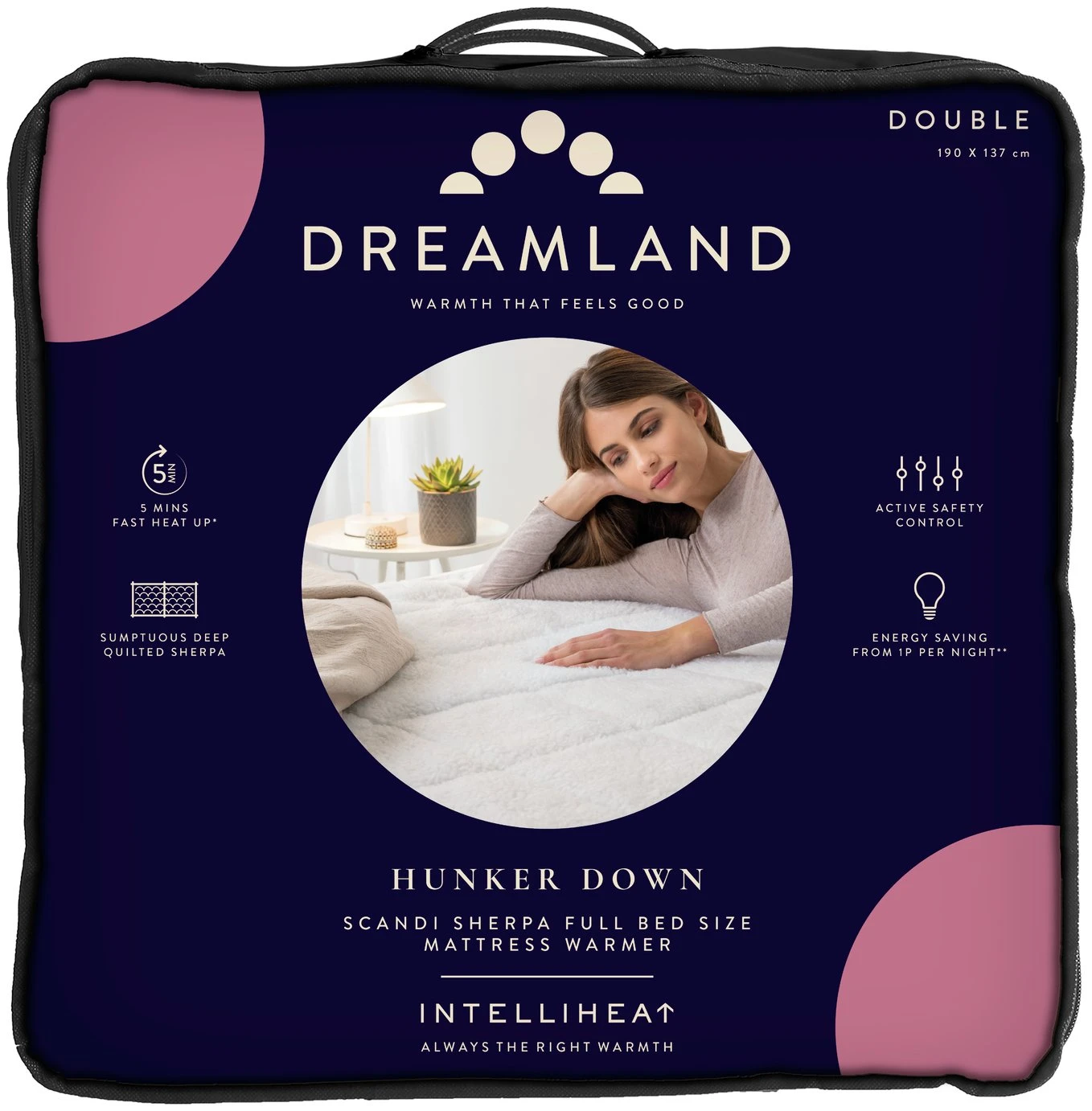 Dreamland Scandi Sherpa Single Control Underblanket-Double 3 Dreamland Scandi Sherpa Single Control Underblanket-Double