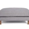 Habitat Salome Fabric Ottoman Footstool - Light Grey 1 Habitat Salome Fabric Ottoman Footstool - Light Grey -Trend Furniture 4743693 R Z001A
