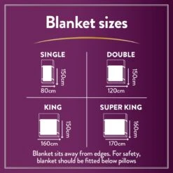 Slumberdown Perfectly Warm Luxury Electric Blanket-King Dual -Trend Furniture 4746731 R Z010A