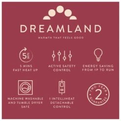 Dreamland Deluxe Velvet Mustard Heated Throw - Large -Trend Furniture 4844994 R Z007A