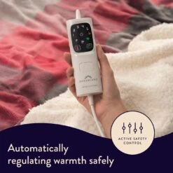 Dreamland Sherpa Tartan Reversible Overblanket -Trend Furniture 4883333 R Z006A