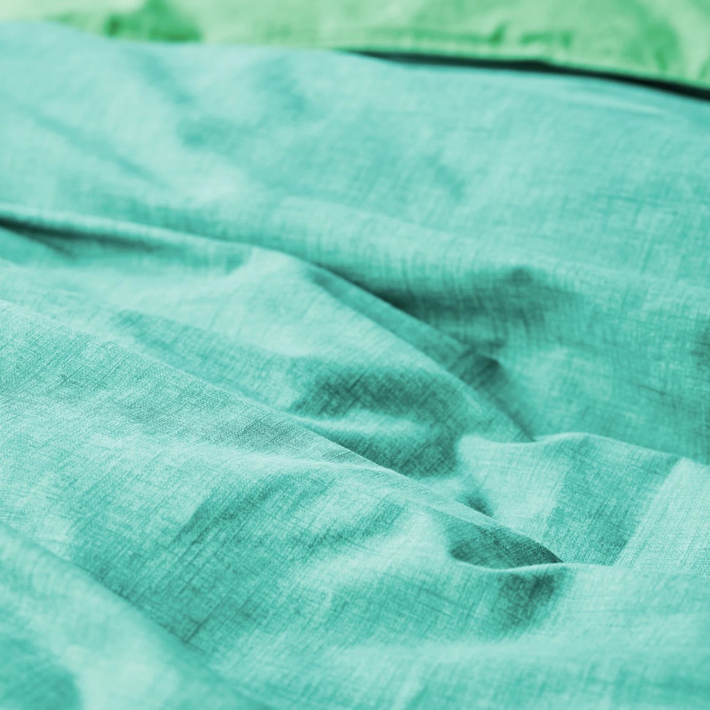 Habitat Emerald Cotton Textured Green Bedding Set - Single 8 Habitat Emerald Cotton Textured Green Bedding Set - Single - Image 6