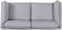 Habitat Habita Salome Fabric 3 Seater Sofa - Light Grey -Trend Furniture 4887700 R Z004A