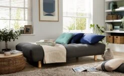 Habitat Kota 3 Seater Fabric Clic Clac Sofa Bed - Charcoal -Trend Furniture 5017737 R Z002C