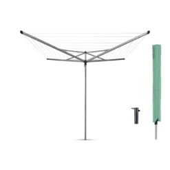 Brabantia 40m Washing Line With Ground Tube