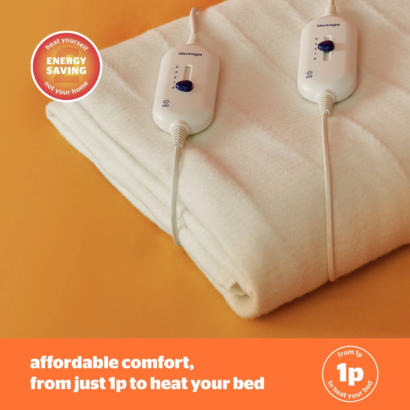 Silentnight Comfort Control Electric Underblanket - Double 7 Silentnight Comfort Control Electric Underblanket - Double - Image 5