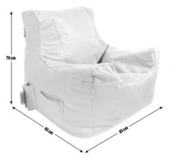 Kaikoo Large Blue Teenager Bean Bag Chair -Trend Furniture 5442405 R Z020A