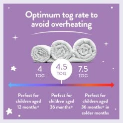 Slumberdown Luxury Cotton 4.5Tog Kids Duvet & Pillow –Single -Trend Furniture 5459010 R Z005A