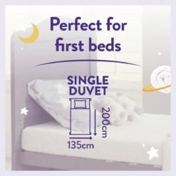 Slumberdown Luxury Cotton 4.5Tog Kids Duvet & Pillow –Single -Trend Furniture 5459010 R Z008A