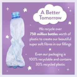 Slumberdown Luxury Cotton 4.5Tog Kids Duvet & Pillow –Single -Trend Furniture 5459010 R Z015A