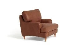 Habitat Livingston Leather Armchair - Tan -Trend Furniture 5654248 R Z005A