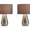 Habitat Maya Pair Of Touch Table Lamps - Grey -Trend Furniture 5724790 R Z006A