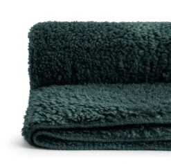 Habitat Faux Shearling Throw - Green - 125X150cm -Trend Furniture 5796261 R Z002A
