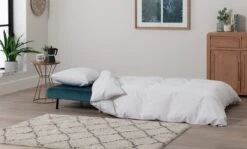 Habitat Roma Single Velvet Chairbed - Sage Green -Trend Furniture 5828108 R Z001C 1