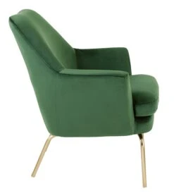 Habitat Celine Velvet Accent Chair - Green -Trend Furniture 5828476 R Z005A