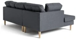 Habitat Joshua Left Hand Corner Chaise Sofa - Charcoal -Trend Furniture 6089647 R Z004A