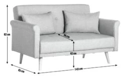 Habitat Evie Fabric 2 Seater Sofa In A Box - Natural 14 Habitat Evie Fabric 2 Seater Sofa In A Box - Natural -Trend Furniture 6099747 R E001