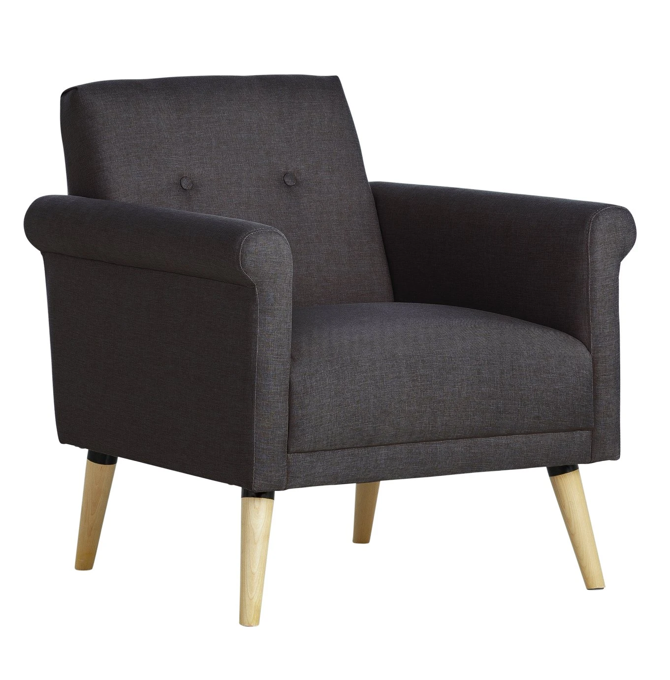 Habitat Evie Armchair In A Box - Charcoal 5 Habitat Evie Armchair In A Box - Charcoal - Image 3