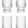 Habitat Ribbed Set Of 4 Hi Ball Glasses -Trend Furniture 6222442 R Z001A